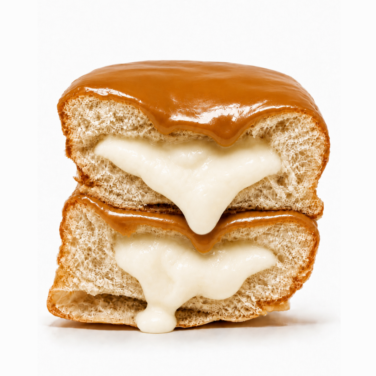 Cream Filled Caramel Iced